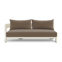 Victoria Aluminum 2 Seat 1 Arm Left