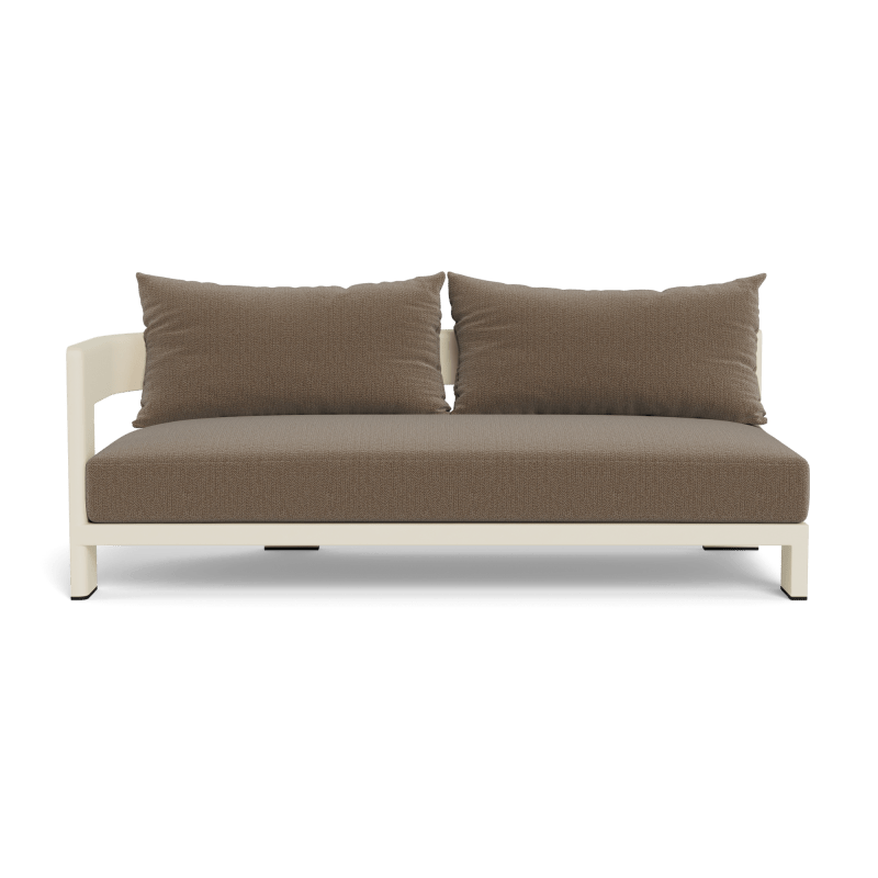 Victoria Aluminum 2 Seat 1 Arm Left