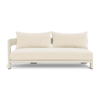 Victoria Aluminum 2 Seat 1 Arm Left