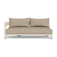 Victoria Aluminum 2 Seat 1 Arm Left