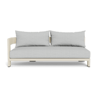 Victoria Aluminum 2 Seat 1 Arm Left