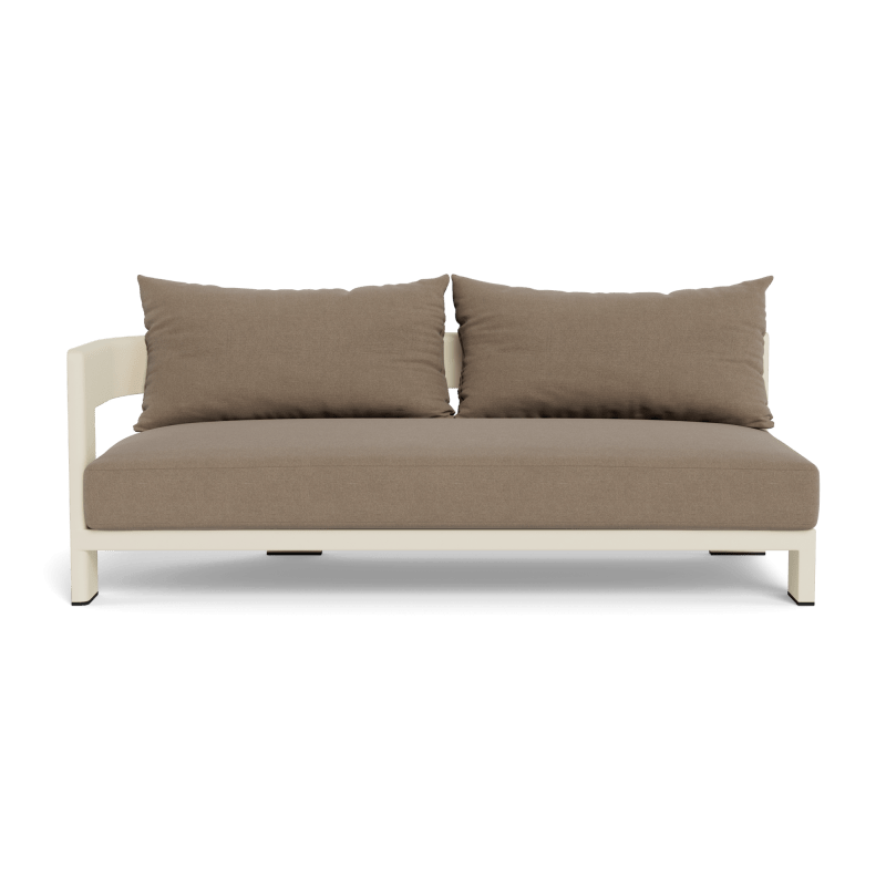 Victoria Aluminum 2 Seat 1 Arm Left