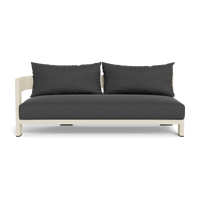 Victoria Aluminum 2 Seat 1 Arm Left