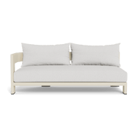 Victoria Aluminum 2 Seat 1 Arm Left