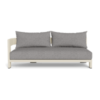 Victoria Aluminum 2 Seat 1 Arm Left