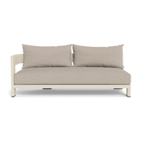 Victoria Aluminum 2 Seat 1 Arm Left