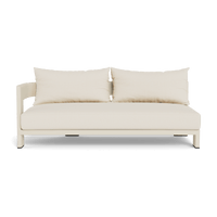 Victoria Aluminum 2 Seat 1 Arm Left