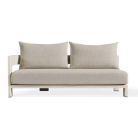 Victoria Aluminum 2 Seat 1 Arm Left