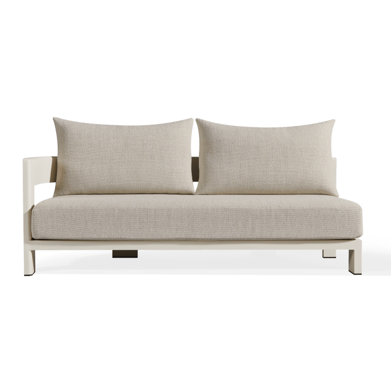 Victoria Aluminum 2 Seat 1 Arm Left
