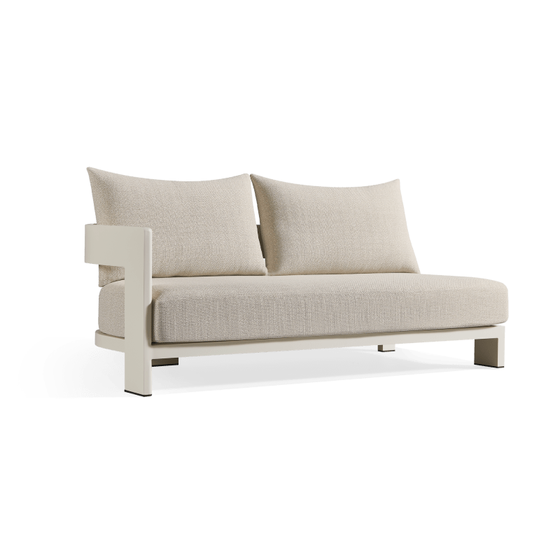 Victoria Aluminum 2 Seat 1 Arm Left