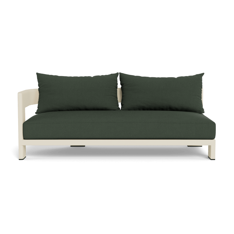 Victoria Aluminum 2 Seat 1 Arm Left