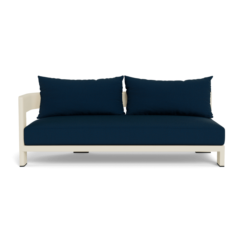 Victoria Aluminum 2 Seat 1 Arm Left