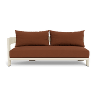 Victoria Aluminum 2 Seat 1 Arm Left