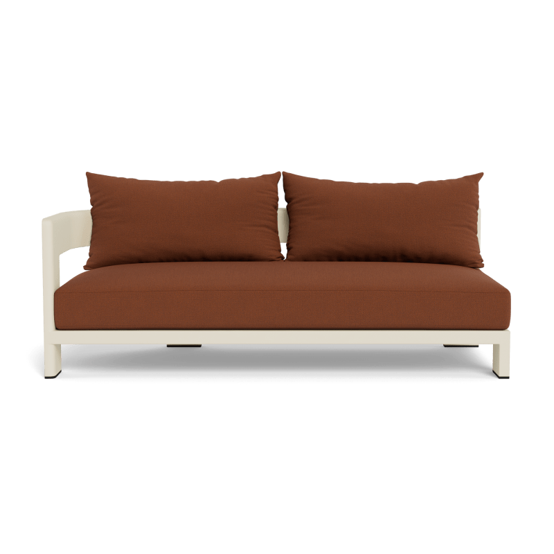 Victoria Aluminum 2 Seat 1 Arm Left