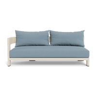 Victoria Aluminum 2 Seat 1 Arm Left
