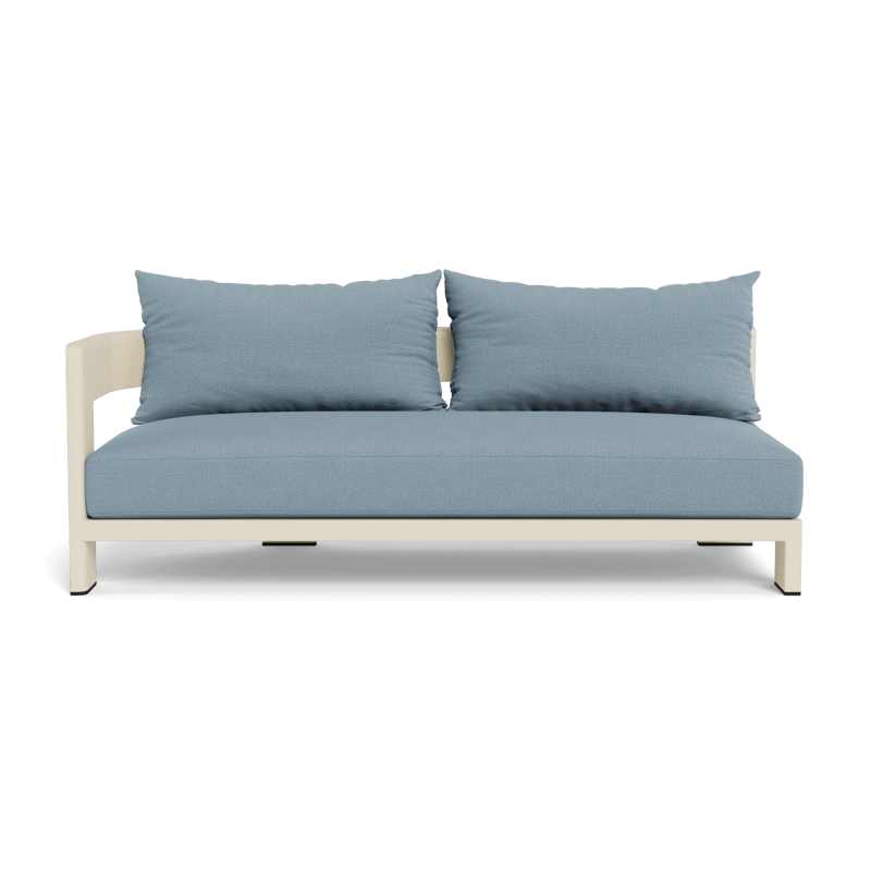 Victoria Aluminum 2 Seat 1 Arm Left