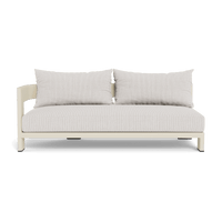 Victoria Aluminum 2 Seat 1 Arm Left