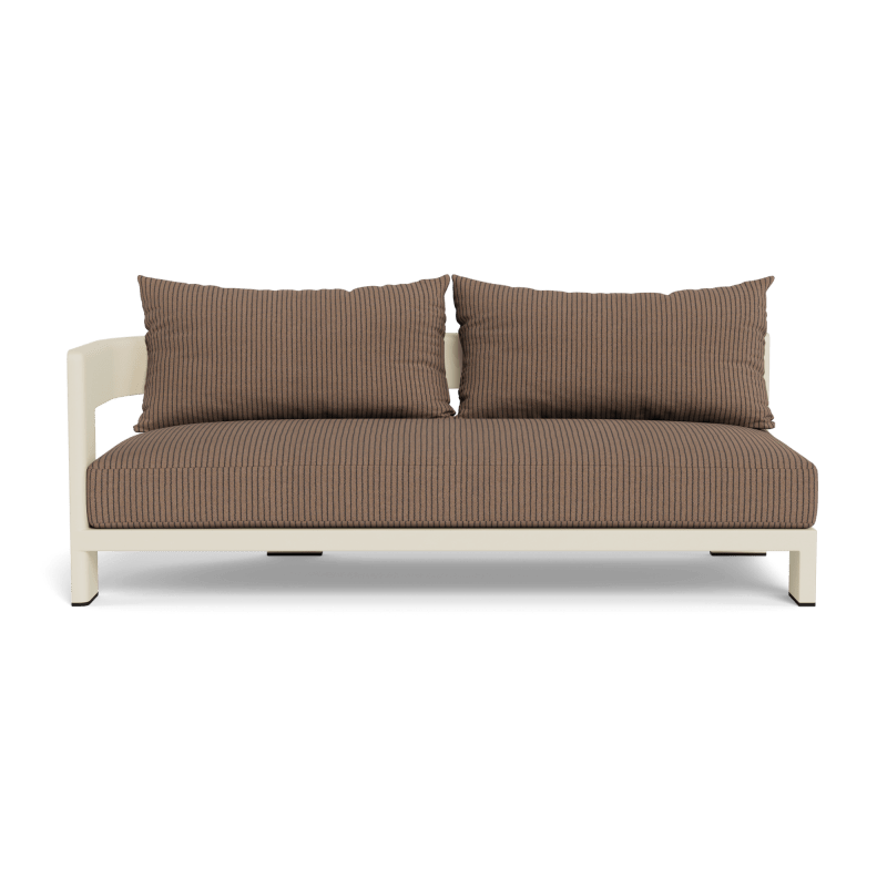 Victoria Aluminum 2 Seat 1 Arm Left