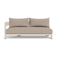 Victoria Aluminum 2 Seat 1 Arm Left