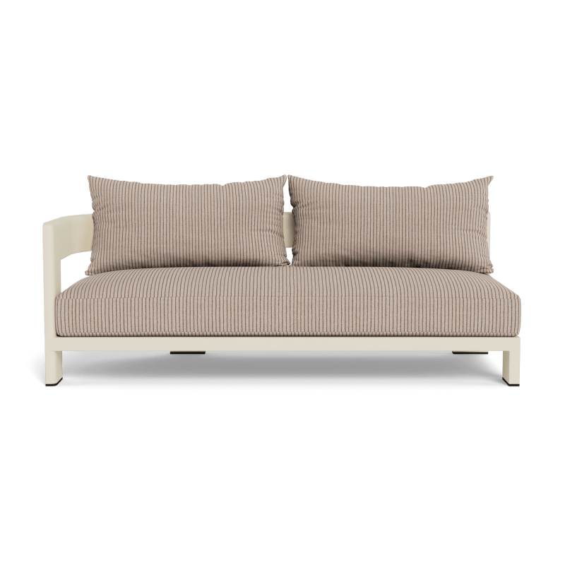 Victoria Aluminum 2 Seat 1 Arm Left