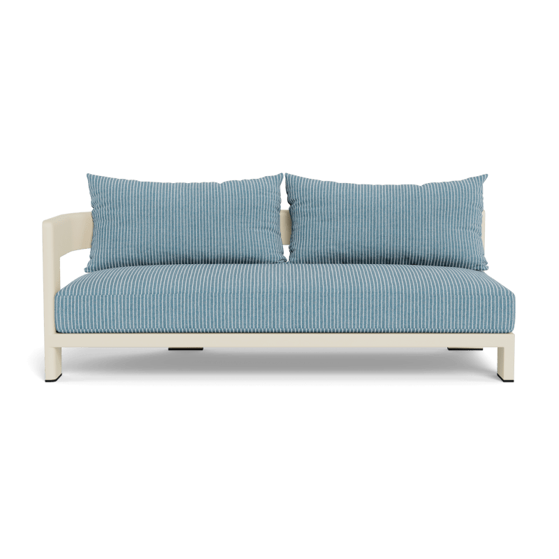 Victoria Aluminum 2 Seat 1 Arm Left