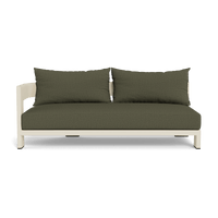 Victoria Aluminum 2 Seat 1 Arm Left
