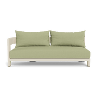 Victoria Aluminum 2 Seat 1 Arm Left