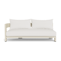 Victoria Aluminum 2 Seat 1 Arm Left