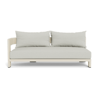 Victoria Aluminum 2 Seat 1 Arm Left