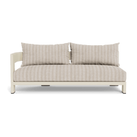 Victoria Aluminum 2 Seat 1 Arm Left