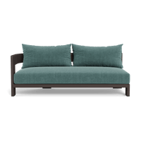 Victoria Aluminum 2 Seat 1 Arm Left