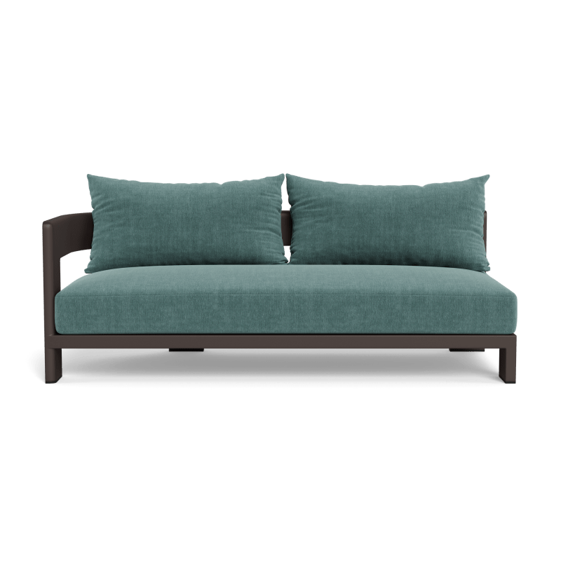Victoria Aluminum 2 Seat 1 Arm Left