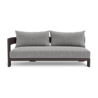 Victoria Aluminum 2 Seat 1 Arm Left