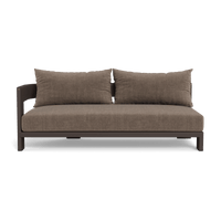 Victoria Aluminum 2 Seat 1 Arm Left