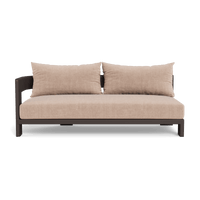 Victoria Aluminum 2 Seat 1 Arm Left