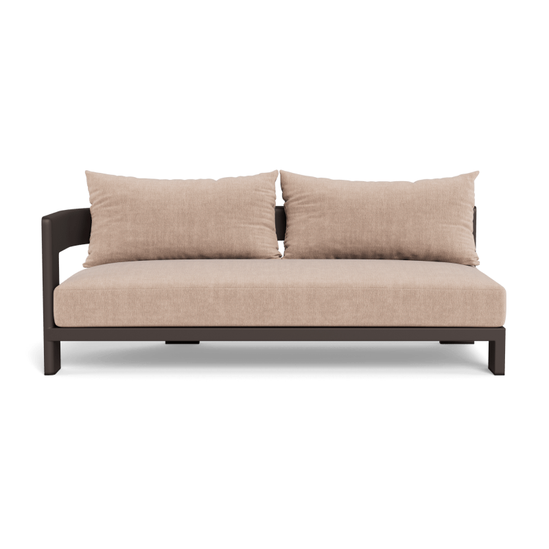 Victoria Aluminum 2 Seat 1 Arm Left