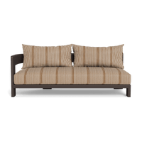 Victoria Aluminum 2 Seat 1 Arm Left