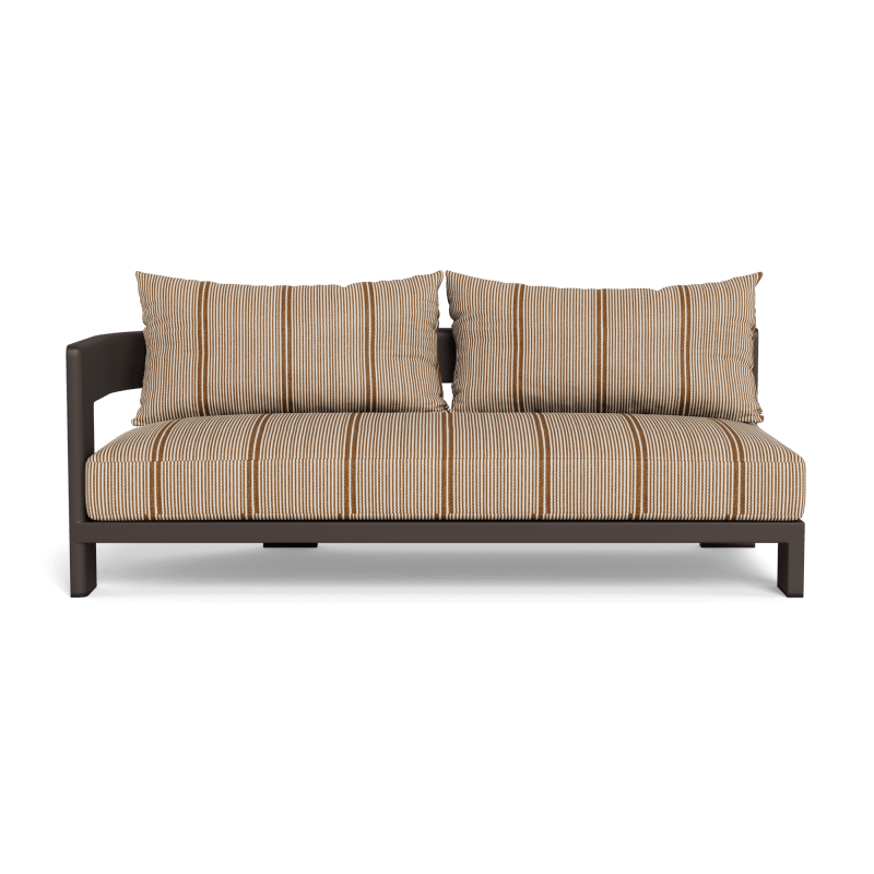 Victoria Aluminum 2 Seat 1 Arm Left
