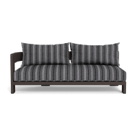 Victoria Aluminum 2 Seat 1 Arm Left