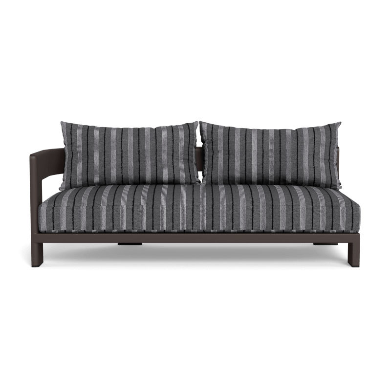 Victoria Aluminum 2 Seat 1 Arm Left