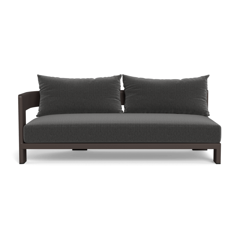 Victoria Aluminum 2 Seat 1 Arm Left