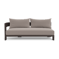 Victoria Aluminum 2 Seat 1 Arm Left
