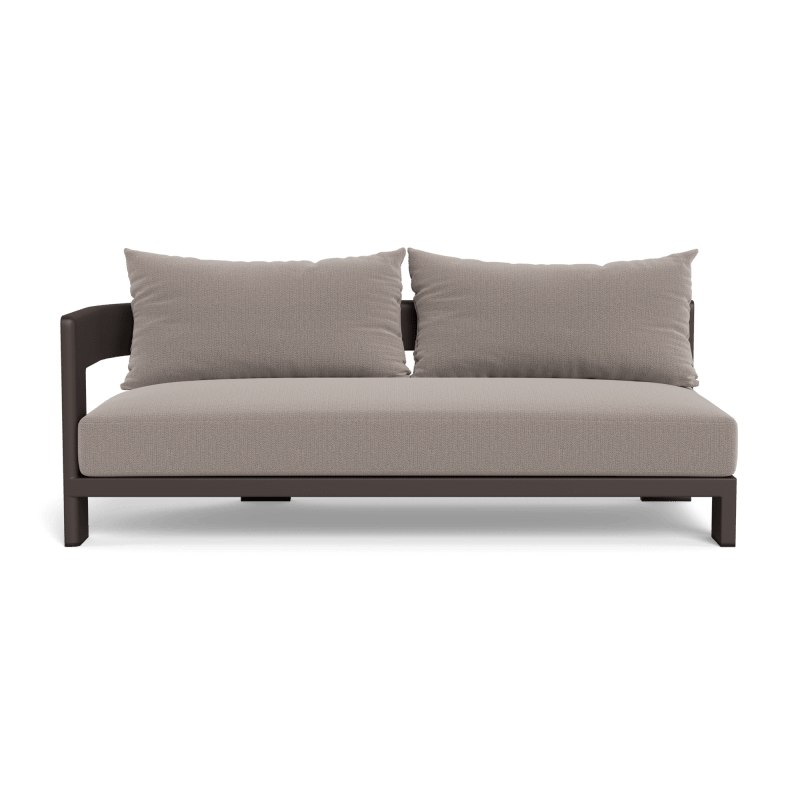 Victoria Aluminum 2 Seat 1 Arm Left