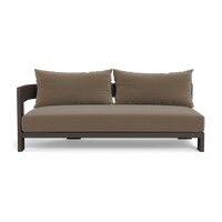 Victoria Aluminum 2 Seat 1 Arm Left