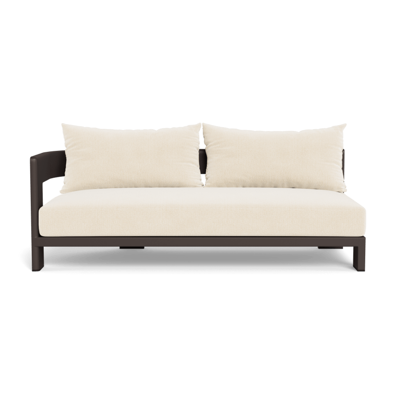 Victoria Aluminum 2 Seat 1 Arm Left