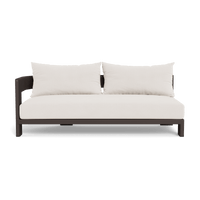 Victoria Aluminum 2 Seat 1 Arm Left