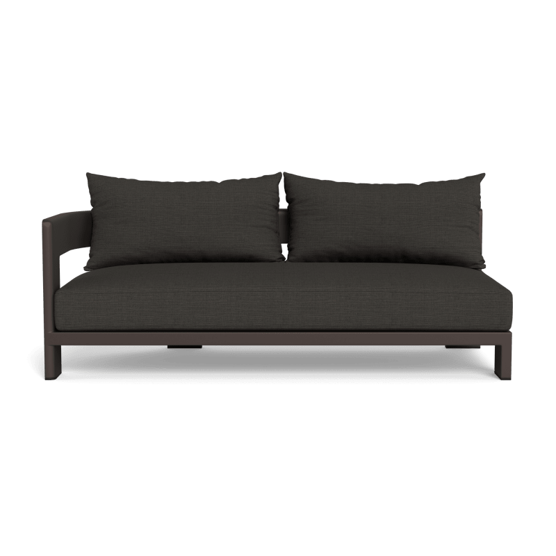 Victoria Aluminum 2 Seat 1 Arm Left
