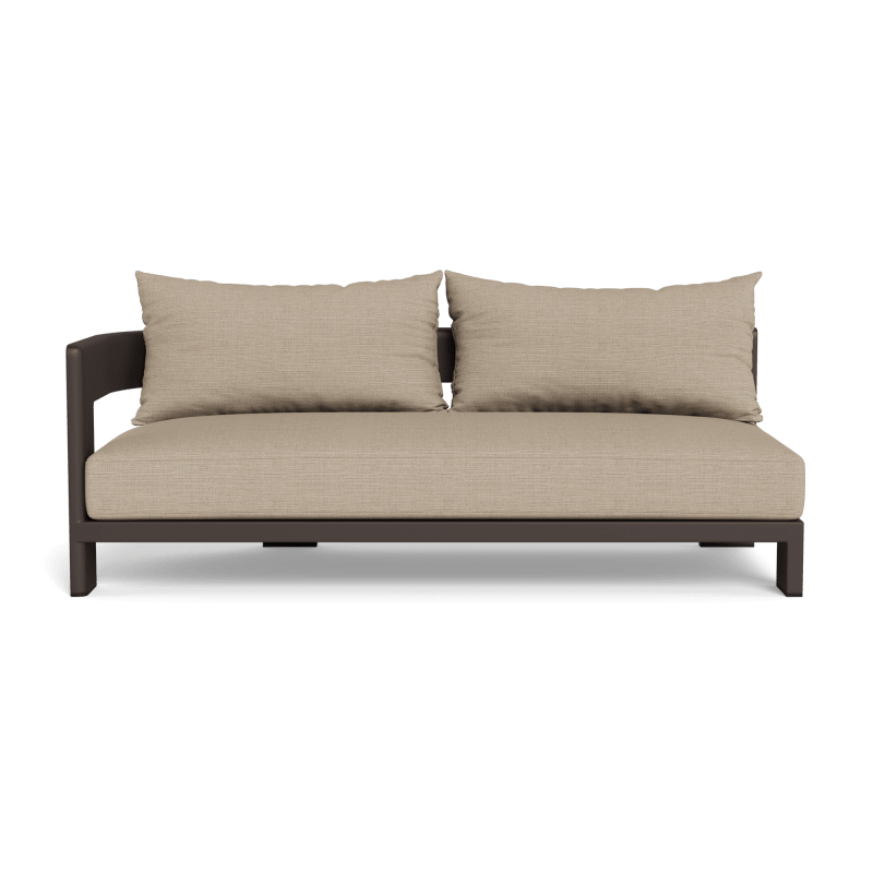 Victoria Aluminum 2 Seat 1 Arm Left