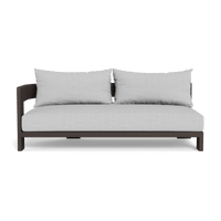 Victoria Aluminum 2 Seat 1 Arm Left