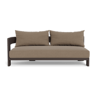 Victoria Aluminum 2 Seat 1 Arm Left